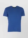 Tom Ford Crewneck T-shirt Embroidered Logo In Blue