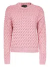 Tom Ford Virgin Wool Sweater In Rosa