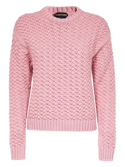 TOM FORD CROCHET-KNIT JUMPER