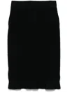 Tom Ford Crochet-knit Skirt In Black