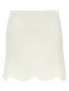 Tom Ford Crochet Mini Skirt With Elastic Waistband