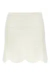 Tom Ford Crochet Mini Skirt With Elastic Waistband