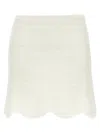 Tom Ford Crochet Mini Skirt With Elastic Waistband