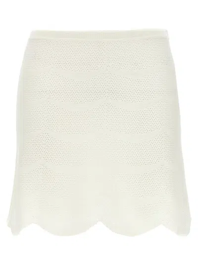 TOM FORD CROCHET MINI SKIRT