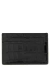 Tom Ford Crocodile Card Holder In Black