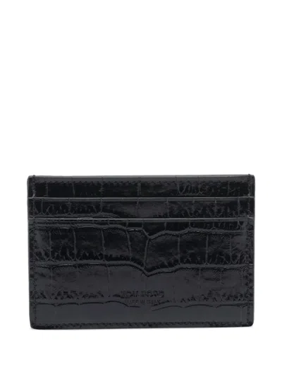 TOM FORD CROCODILE-EFFECT CARD HOLDER
