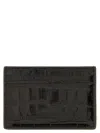 Tom Ford Crocodile Print Leather Card Holder In Black