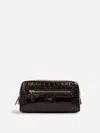 Tom Ford Crocodile Leather Case In Brown