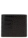 Tom Ford Crocodile Leather Wallet Wallets And Card Holders Brown In Black