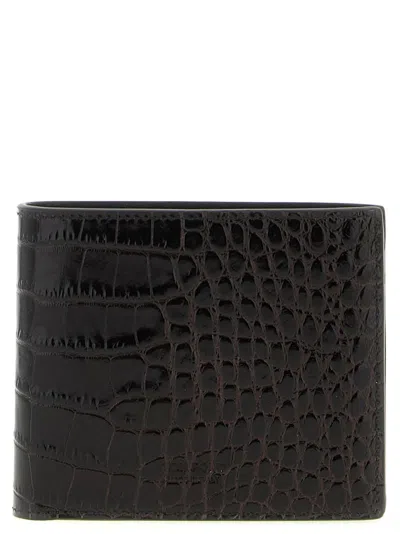 TOM FORD CROCODILE LEATHER WALLET