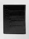 Tom Ford Crocodile Print Leather Bi-fold Card Holder