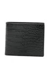 Tom Ford Crocodile Leather Wallet Wallets And Card Holders Brown In Black