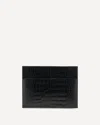 Tom Ford Pouch In Pelle Stampa Coccodrillo In Black