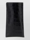 Tom Ford Crocodile Texture Compact Sunglasses Case In Black