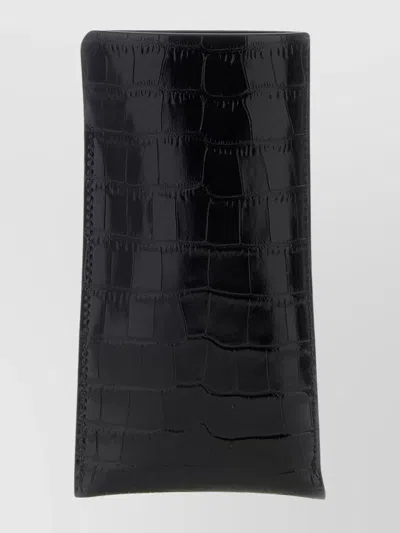 TOM FORD CROCODILE TEXTURE COMPACT SUNGLASSES CASE