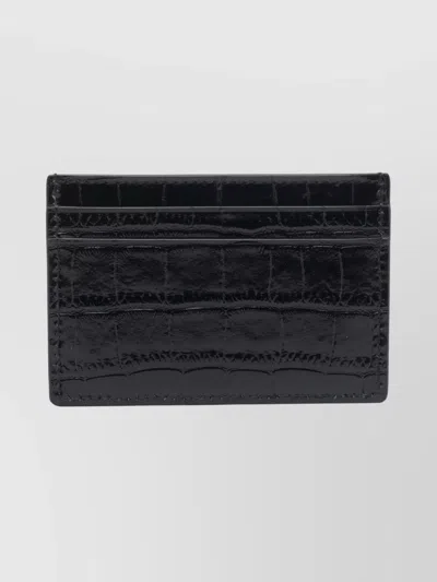 Tom Ford Crocodile Texture Wallet And Cardholder