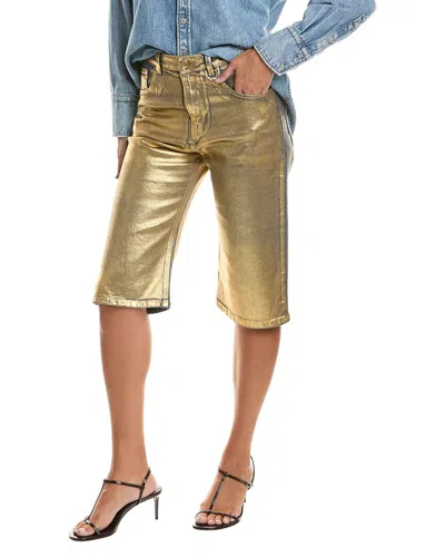 Tom Ford Cropped Jean Pant In Gold