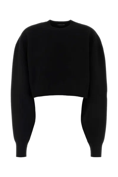 Tom Ford Virgin Wool And Cashmere Sweater In Black