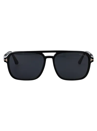 Tom Ford Crosby Sunglasses In Gray