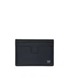 Tom Ford Black Leather Money Clip Card Holder In Black