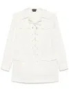 Tom Ford Crossover-drawstring Tunic In White