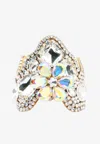 Tom Ford Crystal-embellished Cuff Bracelet In Crystal