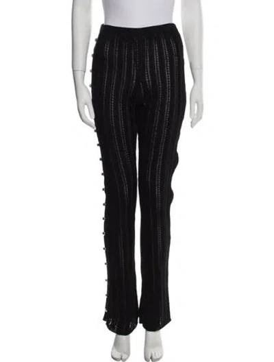 Pre-owned Tom Ford Crystal Embellishments Sweatpants In Black