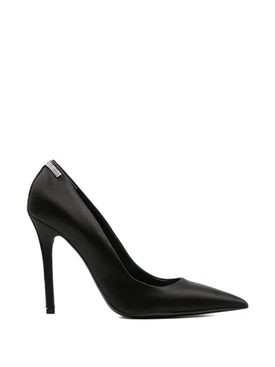 Pre-owned Tom Ford Crystal-embellished Satin Pumps In Black