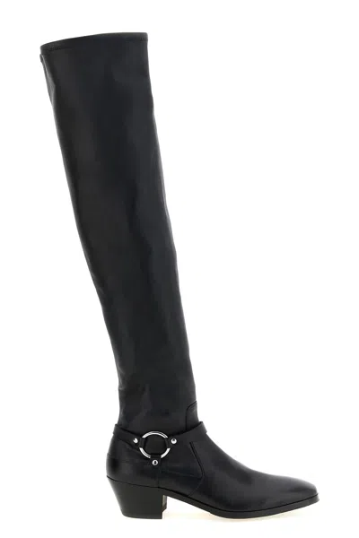 Tom Ford Over The Knee Boots Block Heel In Multi