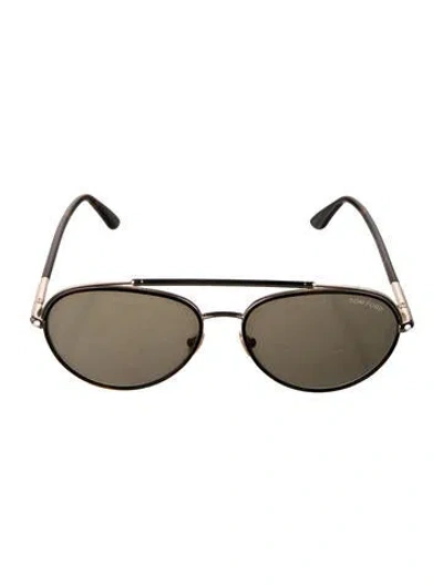 Pre-owned Tom Ford Curtis Aviator Sunglasses In Brown