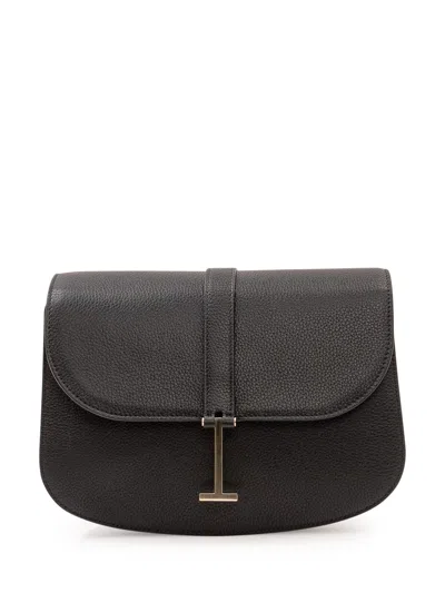 Tom Ford Curved Mini Crossbody Bag In Black