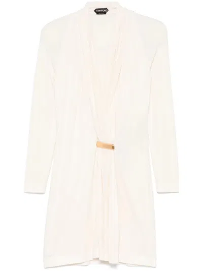 Tom Ford Cut And Sewn Evening Dress In Neutral