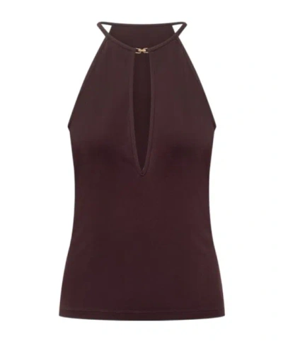 TOM FORD TOM FORD CUT OUT HALTERNECK TOP
