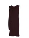 Tom Ford Cut-out Midi Dress In Brown
