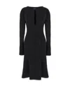 Tom Ford Cut-out Midi Dress In Black