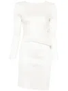 Tom Ford Minikleid Mit Cut-out In Weiss