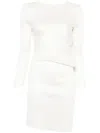 Tom Ford Minikleid Mit Cut-out In White