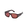 Tom Ford Cyrille-02 Ft0987 52s Sunglasses In Havana