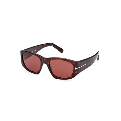 Tom Ford Cyrille-02 Ft0987 52s Sunglasses In Havana