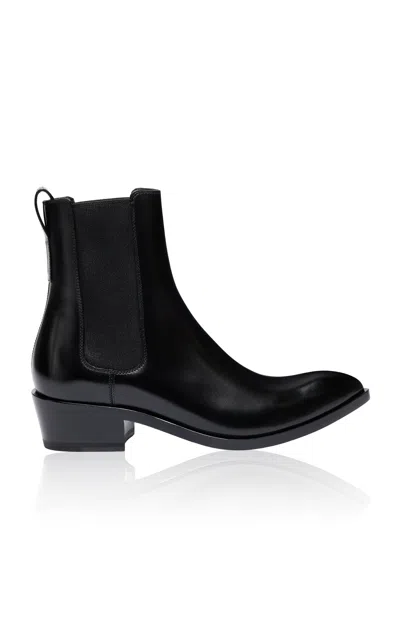 Tom Ford Dagger Chelsea Boot In Black