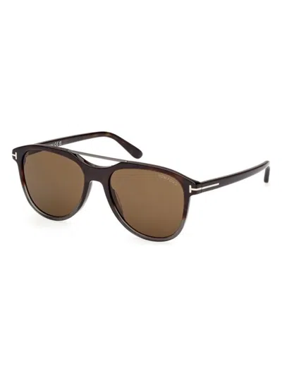 Tom Ford Damian-02 Ft1098 55j Sunglasses In Havana