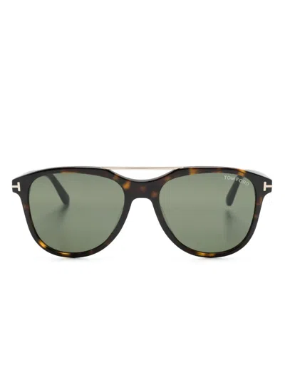 Tom Ford Damian 02 Pilotenbrille In Braun
