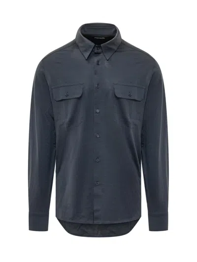 Tom Ford Long-sleeved Shirt In Black