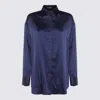 Tom Ford Collared Neck Satin Finish Long Sleeves
