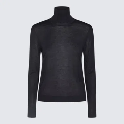 Tom Ford Dark Blue Wool Knitwear