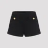 Tom Ford Blue Virgin Wool Bermudas In Dark Blue