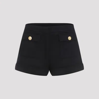 TOM FORD DARK BLUE WOOL SHORTS