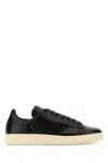 TOM FORD DARK BROWN LEATHER WARWICK SNEAKERS