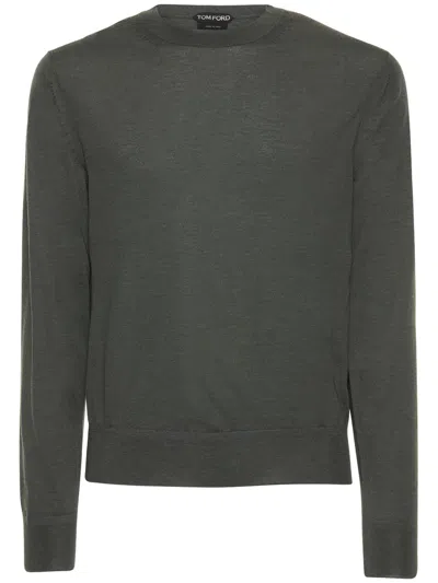 Tom Ford Dark Gray Elegant Casual Sweater