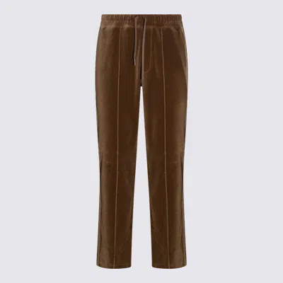 Tom Ford Dark Green Cotton Pants In Olive Green
